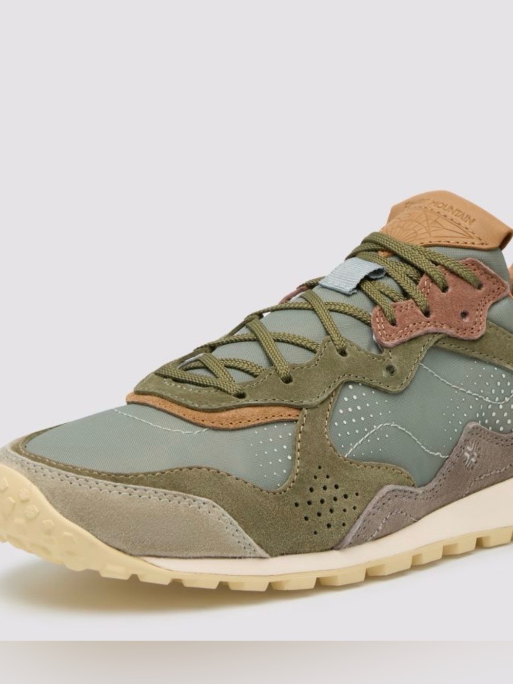 NWT Flower Mountain PUERH UNI LIMITED EDITION Suede technical fabric sneakers - Picture 4 of 15